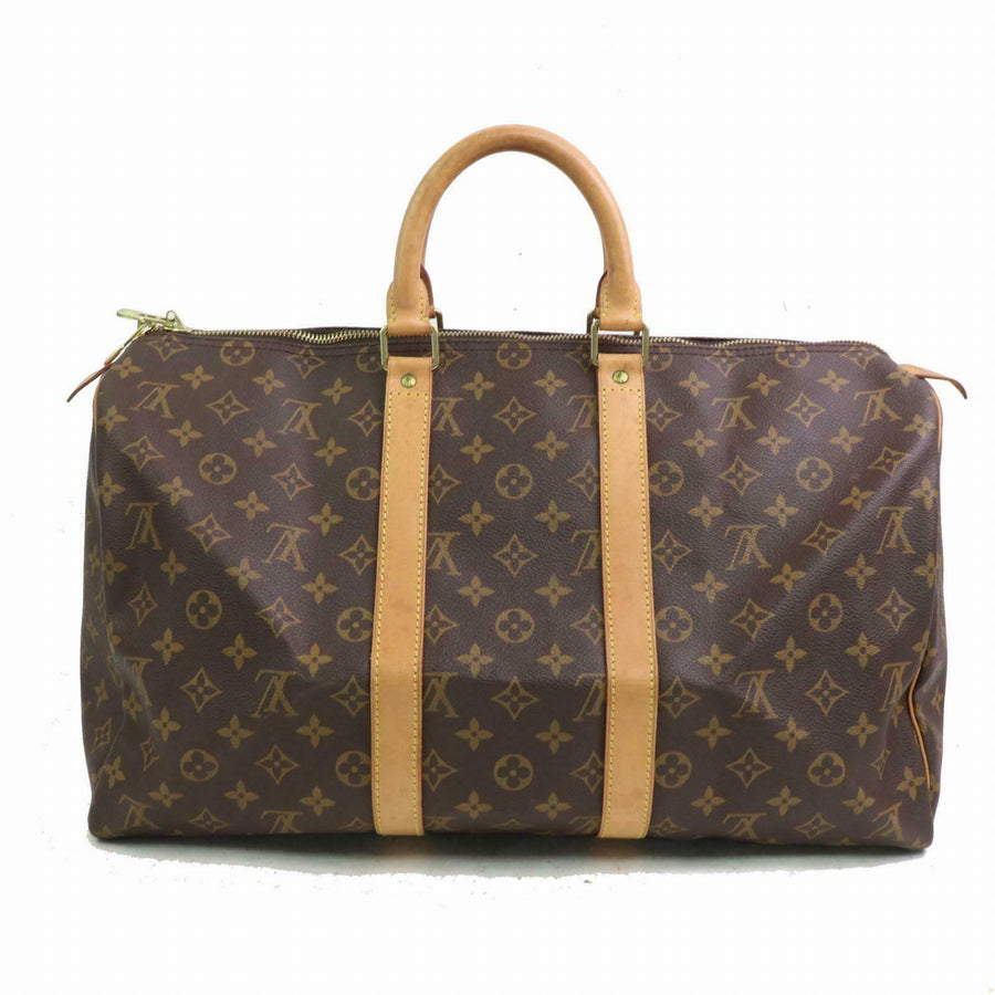 Louis Vuitton Boston Bag Keepall 45 Brown Monogram (SHC7-11009)