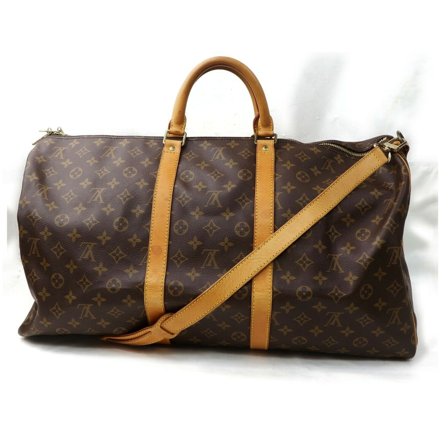 Louis Vuitton Boston Bag Keepall Bandoliere 55  (SHC7-10611)