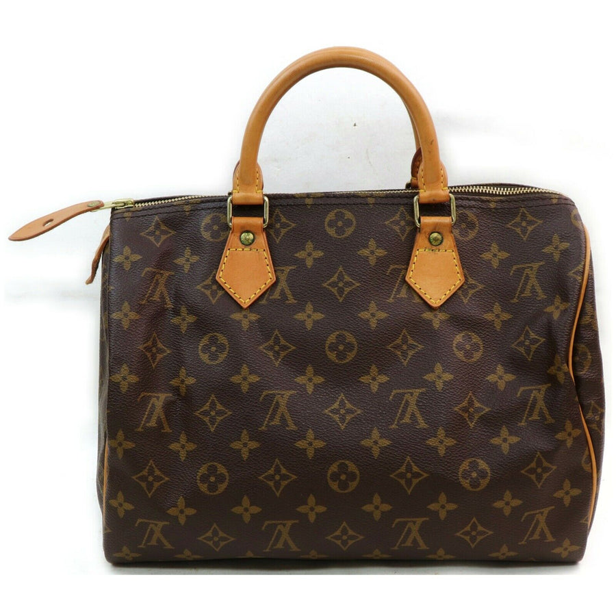 Louis Vuitton Hand Bag Speedy 30 Brown Monogram (SHC7-10157)