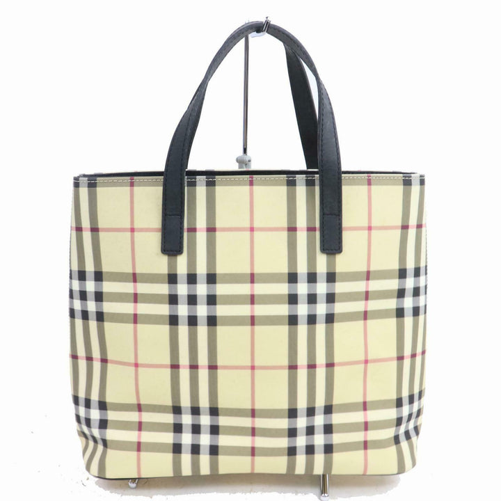 Indistinguishable  Burbe**y London Tote Bag Beige PVC (SHC1-14338)