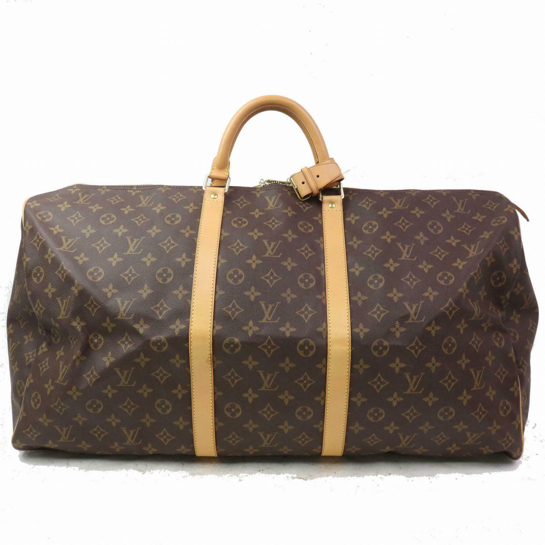 Louis Vuitton Boston Bag Keepall 60 Brown Monogram (SHC7-10525)