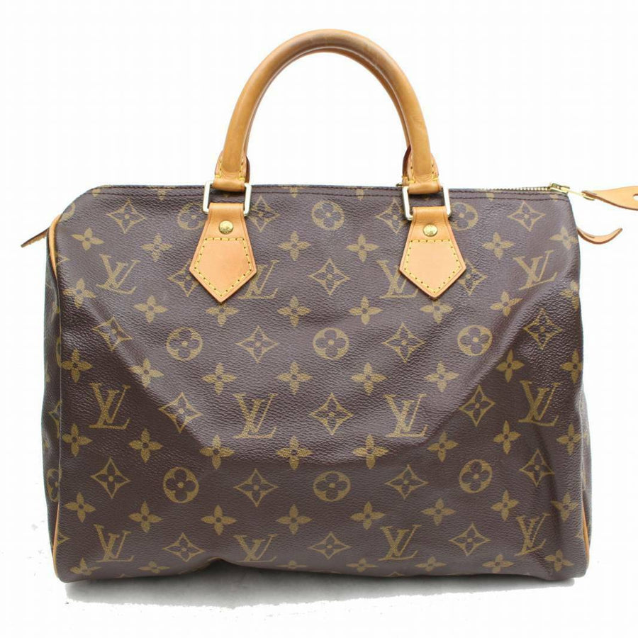Louis Vuitton Hand Bag Speedy 30 Brown Monogram (SHC7-10190)