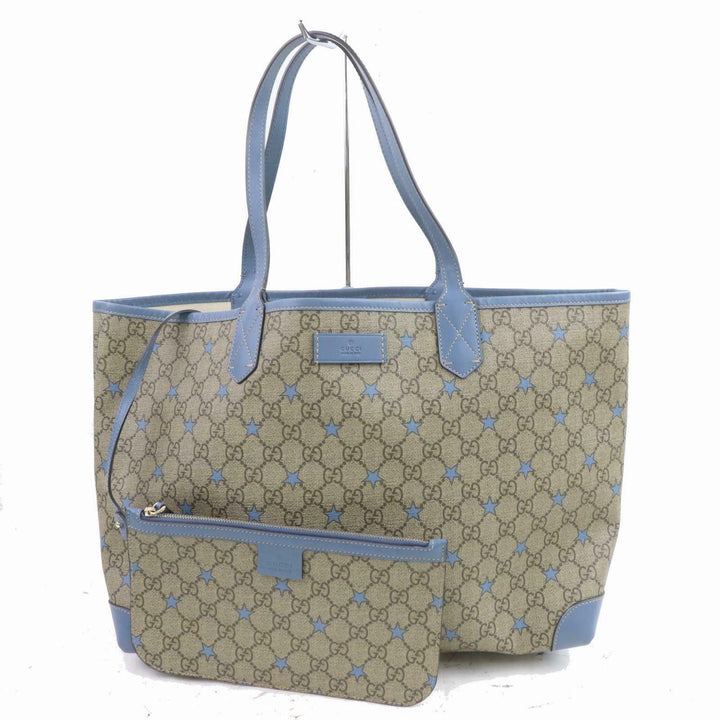 Indistinguishable  G*G Tote Bag Gg Supreme Star Brown PVC (SHC7-10167)