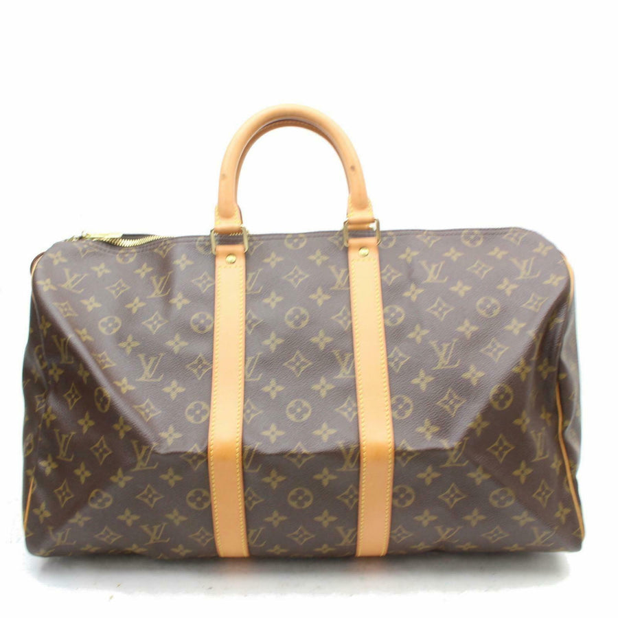 Louis Vuitton Boston Bag Keepall 45 Brown Monogram (SHC7-10842)
