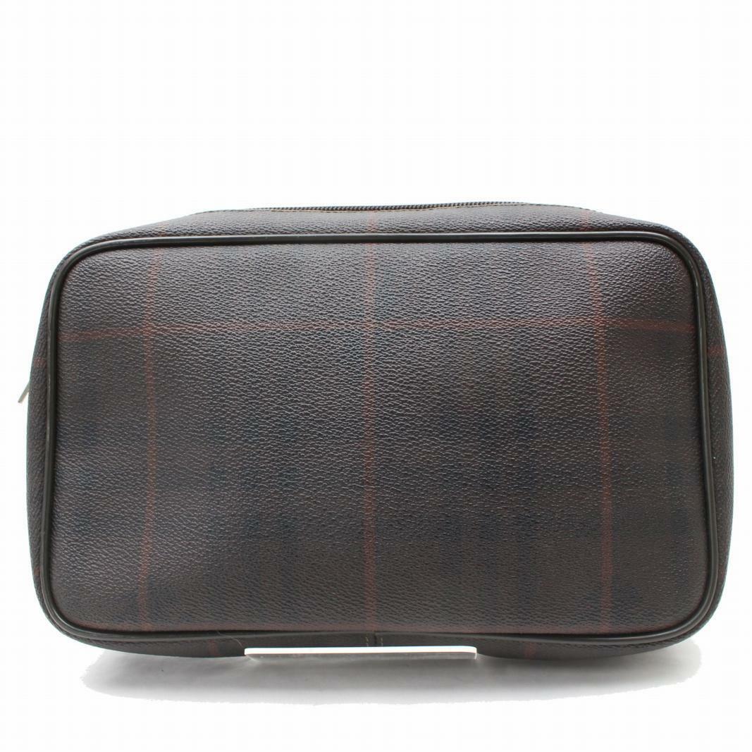 Indistinguishable  Burbe**y London Clutch Brown PVC (SHC1-15104)
