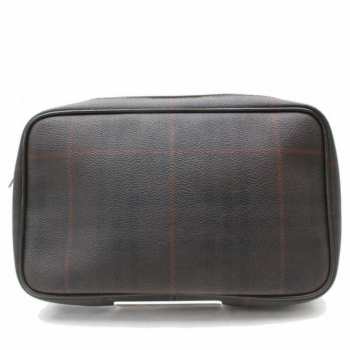 Indistinguishable  Burbe**y London Clutch Brown PVC (SHC1-15104)