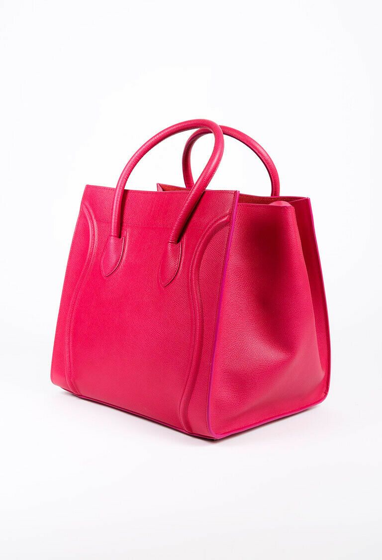 Celine Phantom Medium Pink Leather Tote Bag