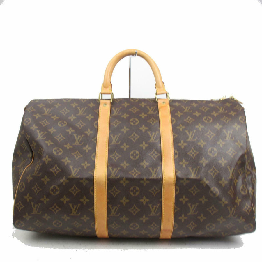 Louis Vuitton Boston Bag Keepall 50 Brown Monogram (SHC7-10798)