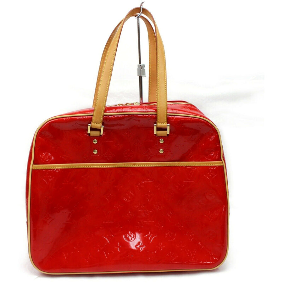 Louis Vuitton Shoulder Bag Satton Red Vernis  (SHC7-10632)