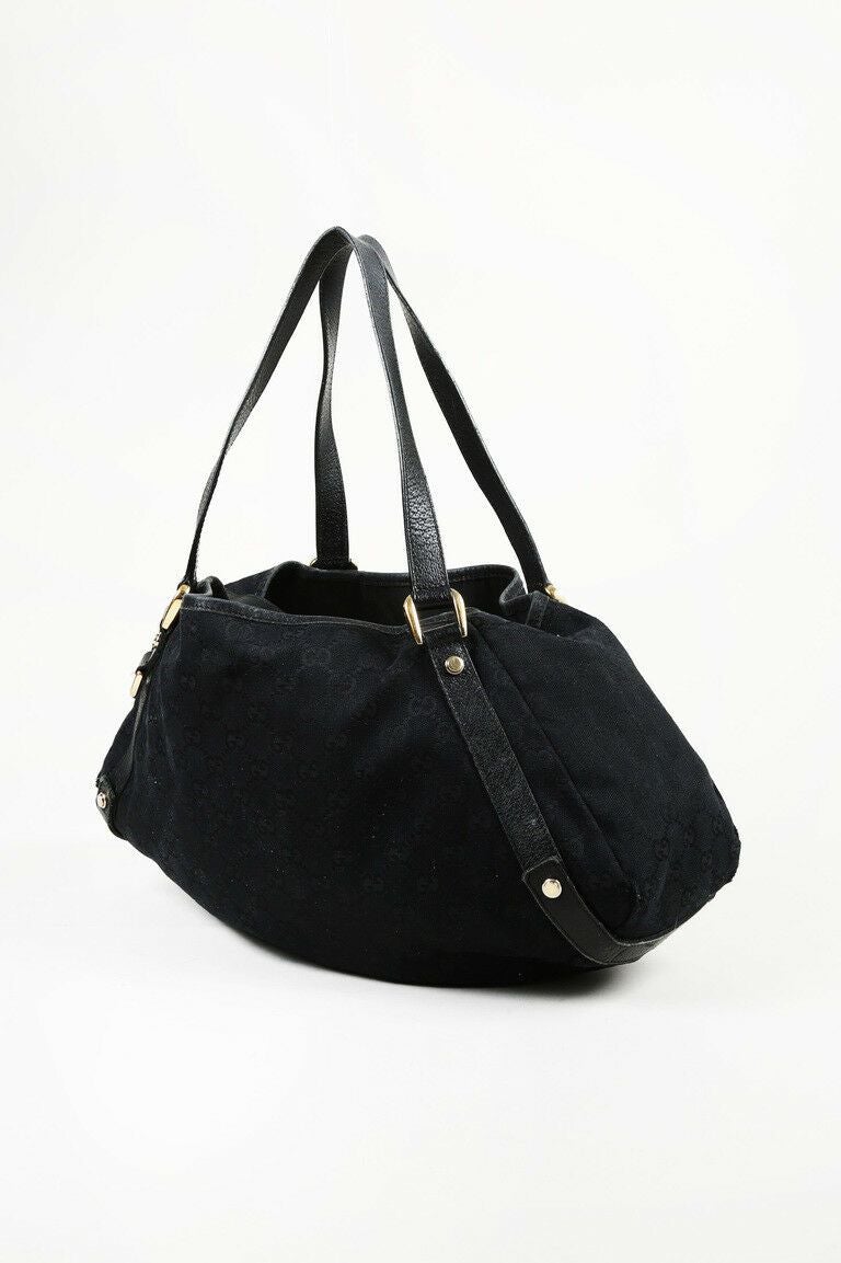 G*G Monogram Canvas Medium "Abbey Tote" Bag