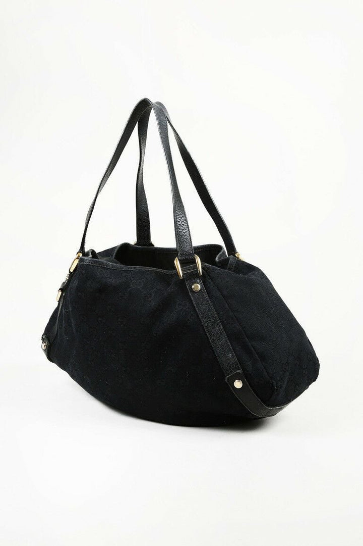 G*G Monogram Canvas Medium "Abbey Tote" Bag