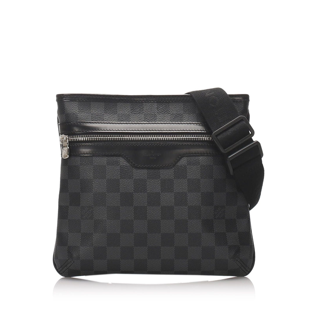 Pre-Loved Louis Vuitton Black Damier Canvas Graphite Thomas France