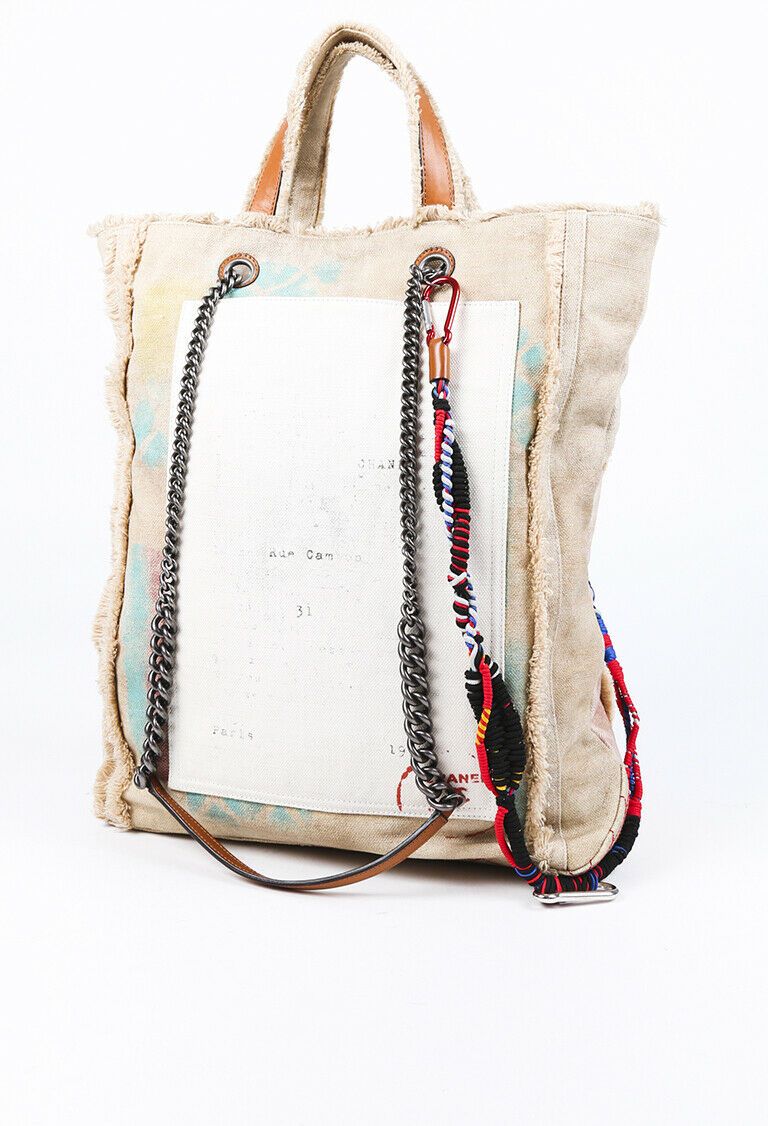 C*C Graffiti Canvas Tote Bag