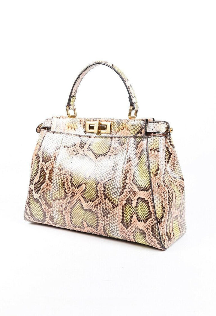 Fendi Bag Peekaboo Snakeskin