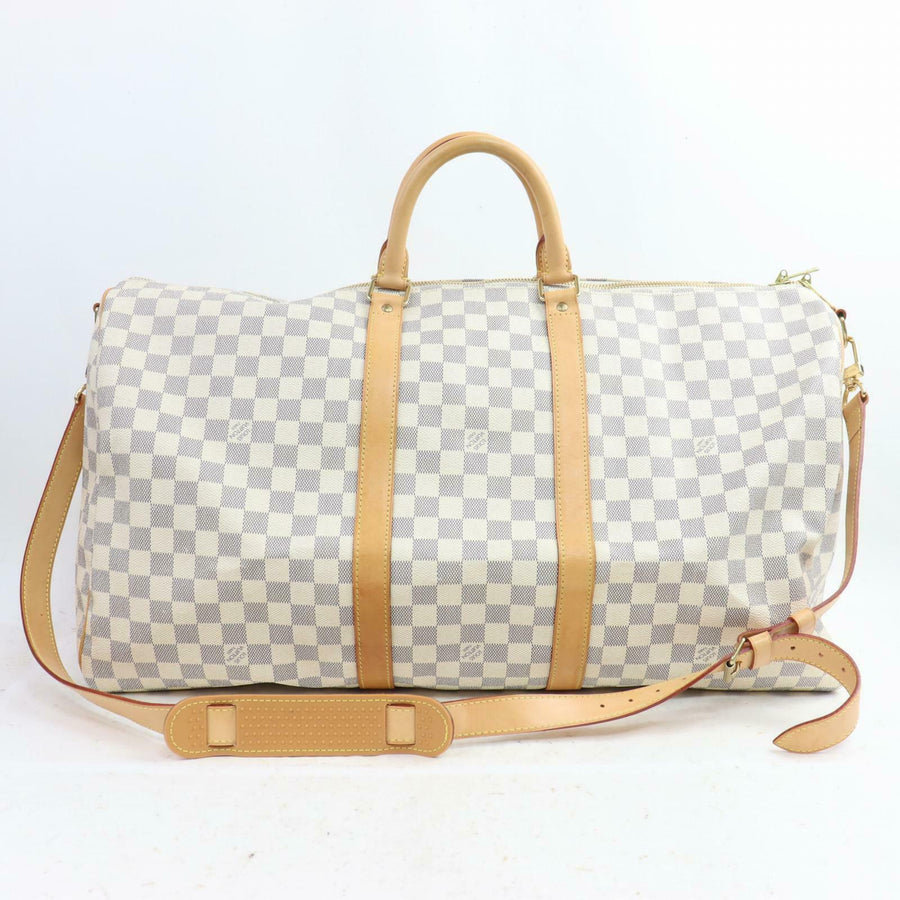 Louis Vuitton Boston Bag Keepall Bandouliere 55  (SHC7-10701)
