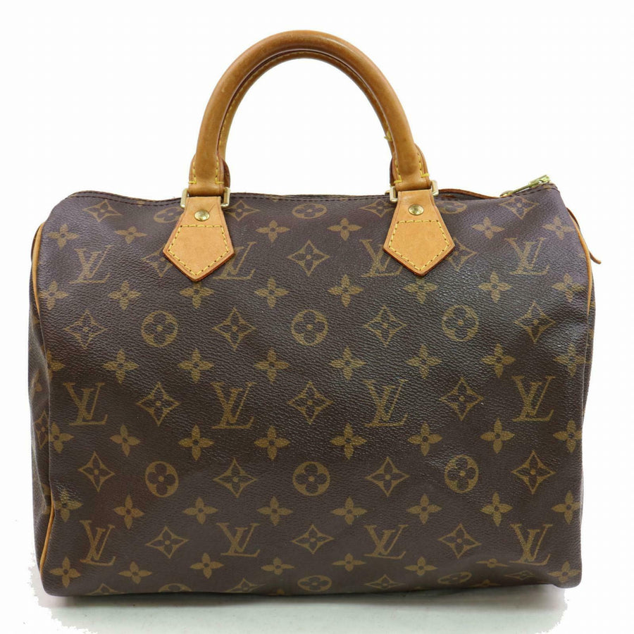 Louis Vuitton Hand Bag Speedy 30 Brown Monogram (SHC7-10456)