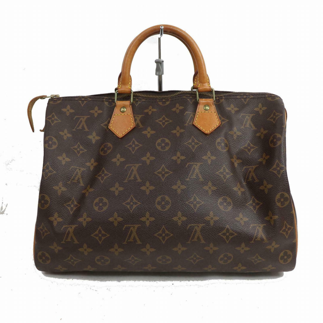 Louis Vuitton Hand Bag Speedy 35 Brown Monogram (SHC7-10208)
