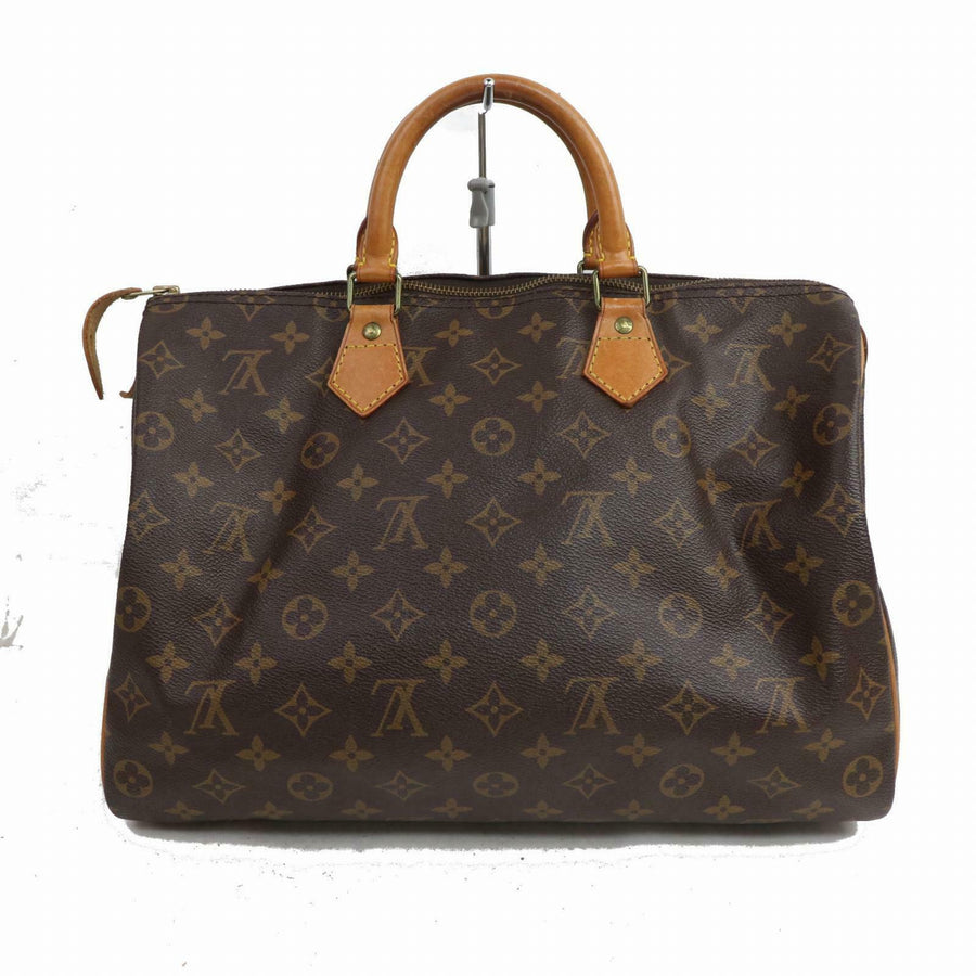 Louis Vuitton Hand Bag Speedy 35 Brown Monogram (SHC7-10208)