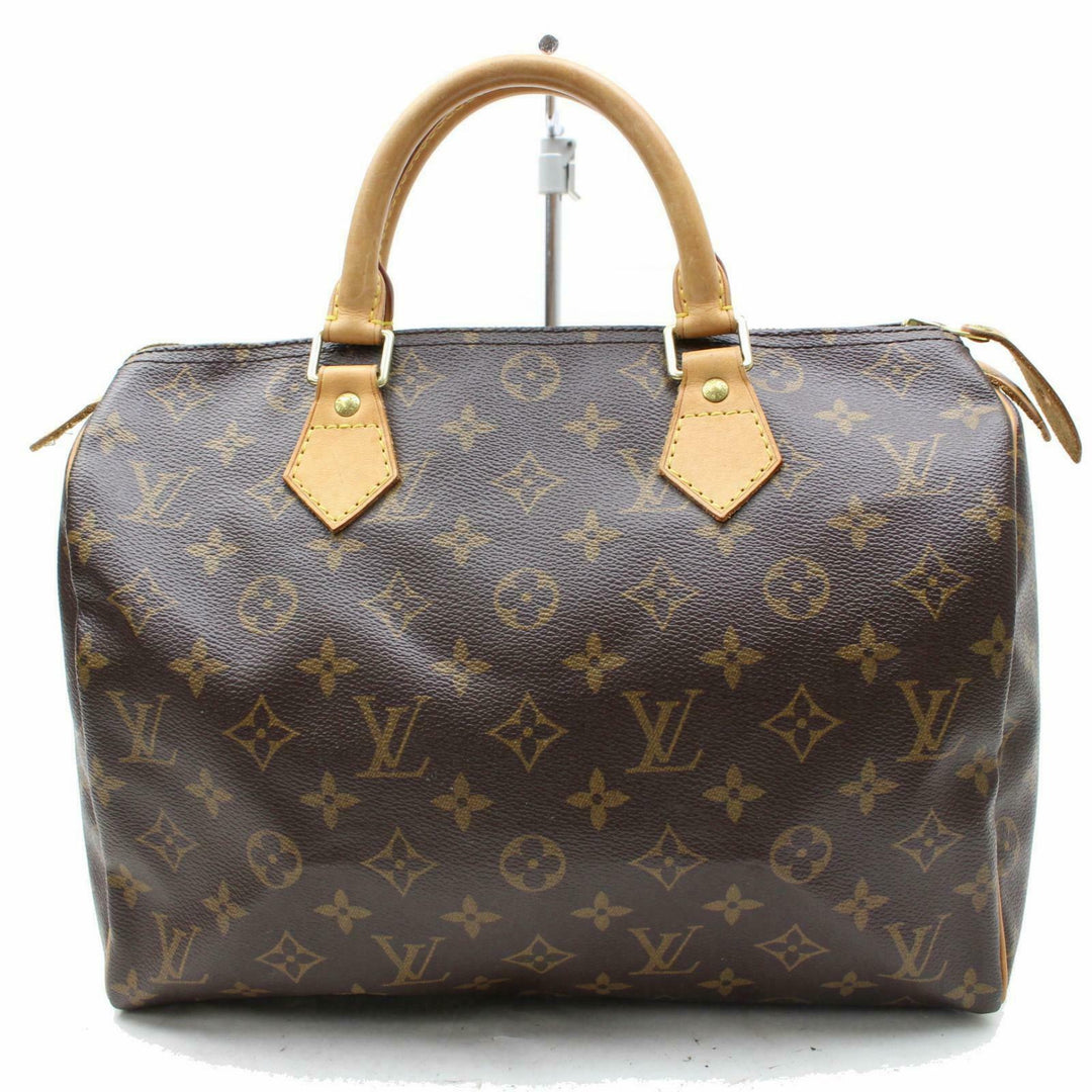Louis Vuitton Hand Bag Speedy 30 Brown Monogram (SHC7-10818)