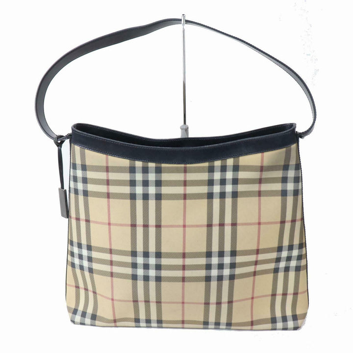 Indistinguishable  Burbe**y London Shoulder Bag Cream PVC (SHC1-14296)