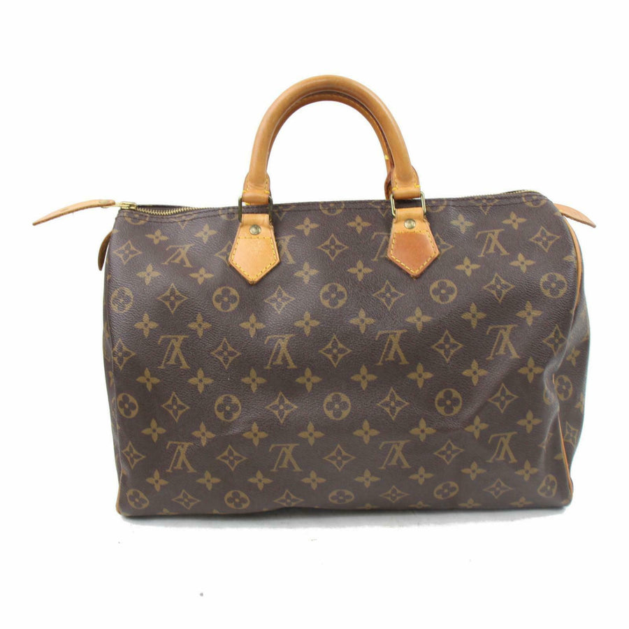 Louis Vuitton Hand Bag Speedy 35 Brown Monogram (SHC7-10411)