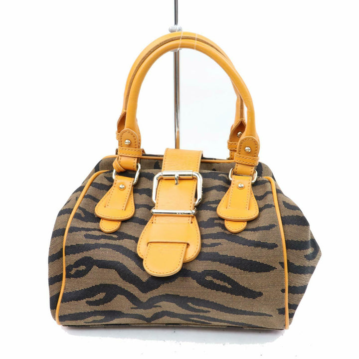 Indistinguishable  Fendi Hand Bag Brown Canvas (SHC1-14395)