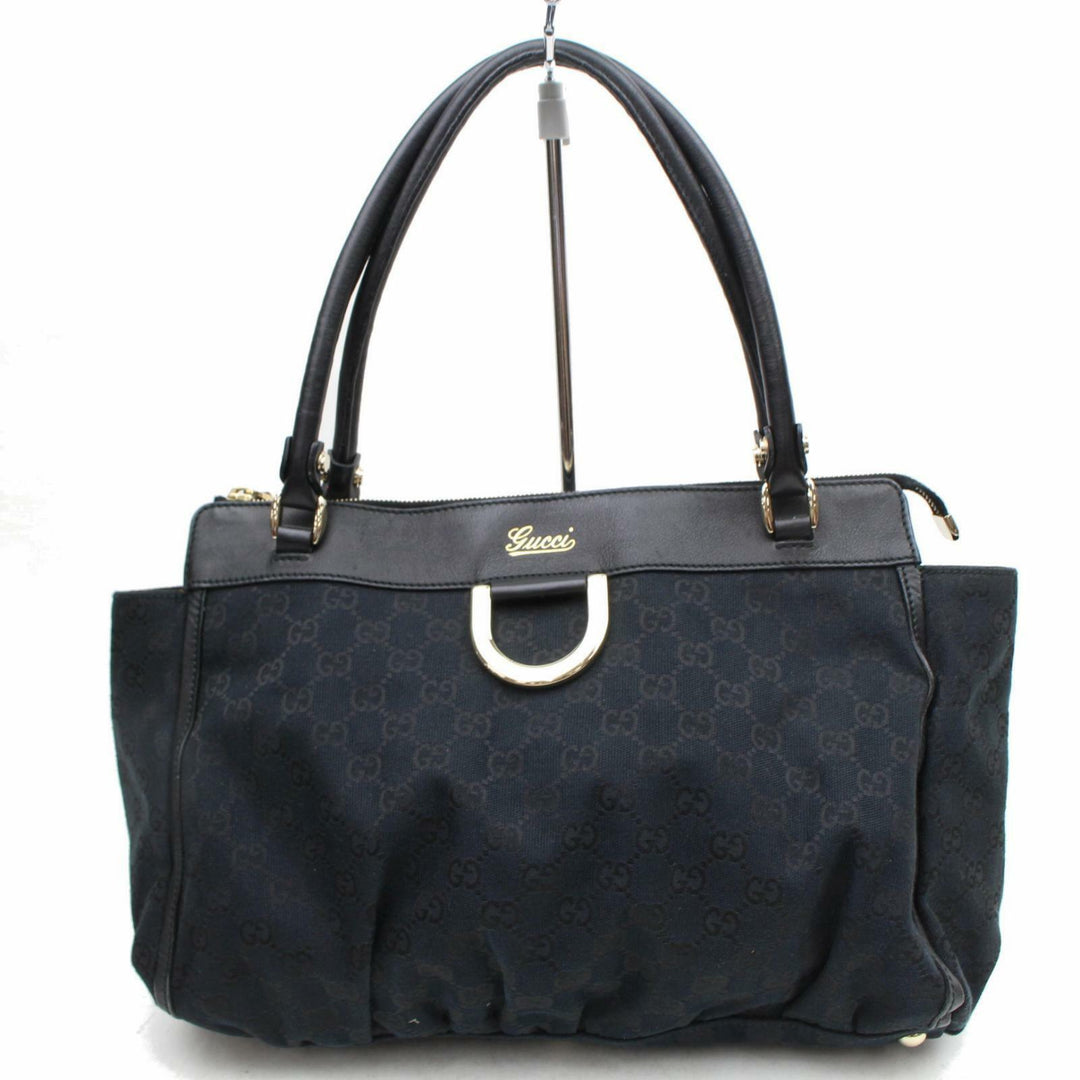 Indistinguishable  G*G Tote Bag Black Canvas (SHC1-14976)