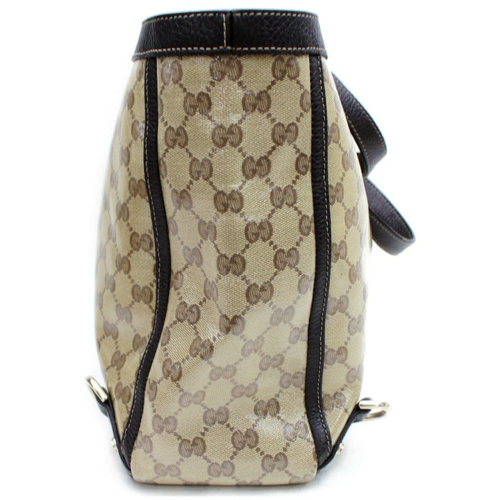Indistinguishable  G*G Tote Bag Brown PVC (SHC7-11012)