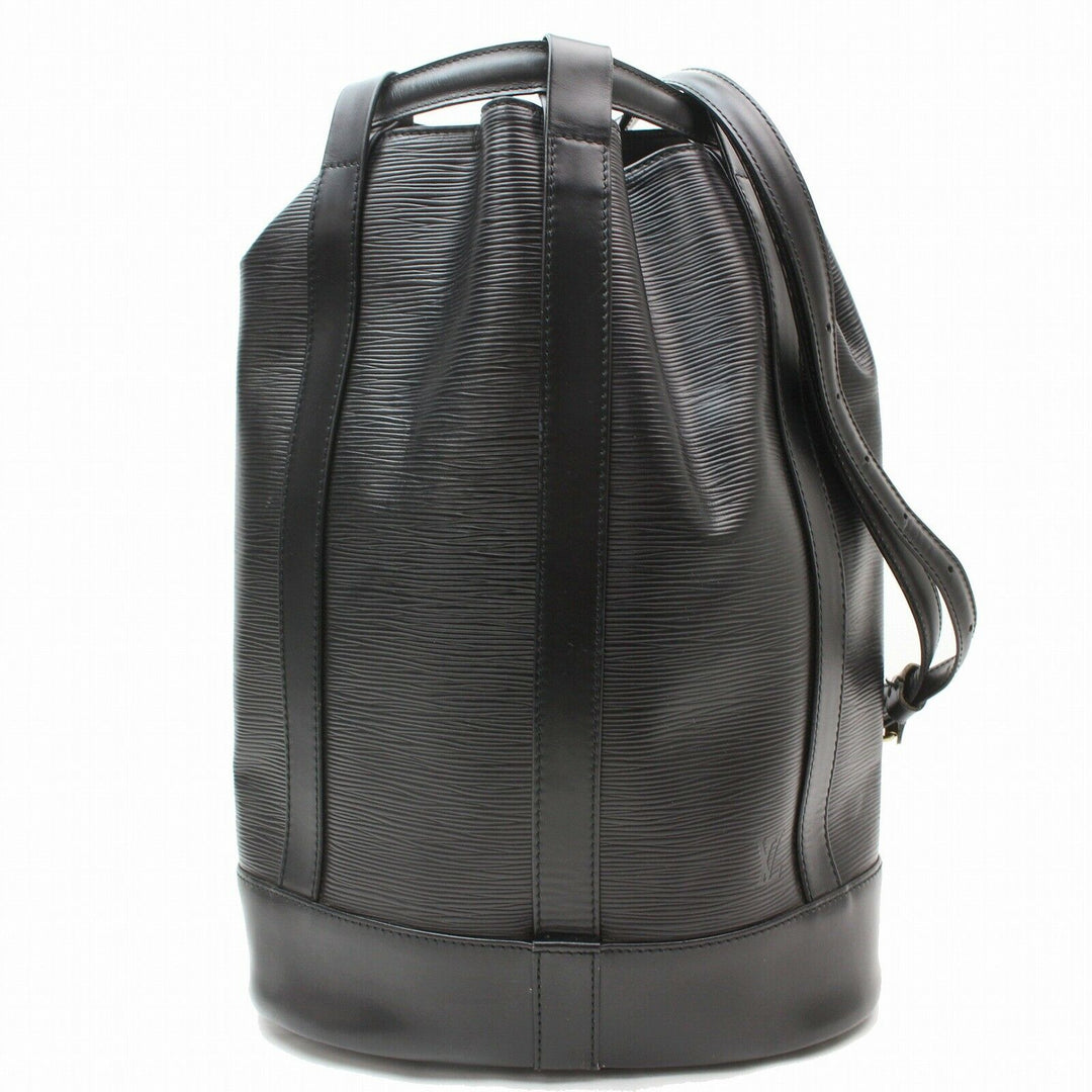 Louis Vuitton Shoulder Bag Randonnee Pm Black Epi  (SHC7-10916)