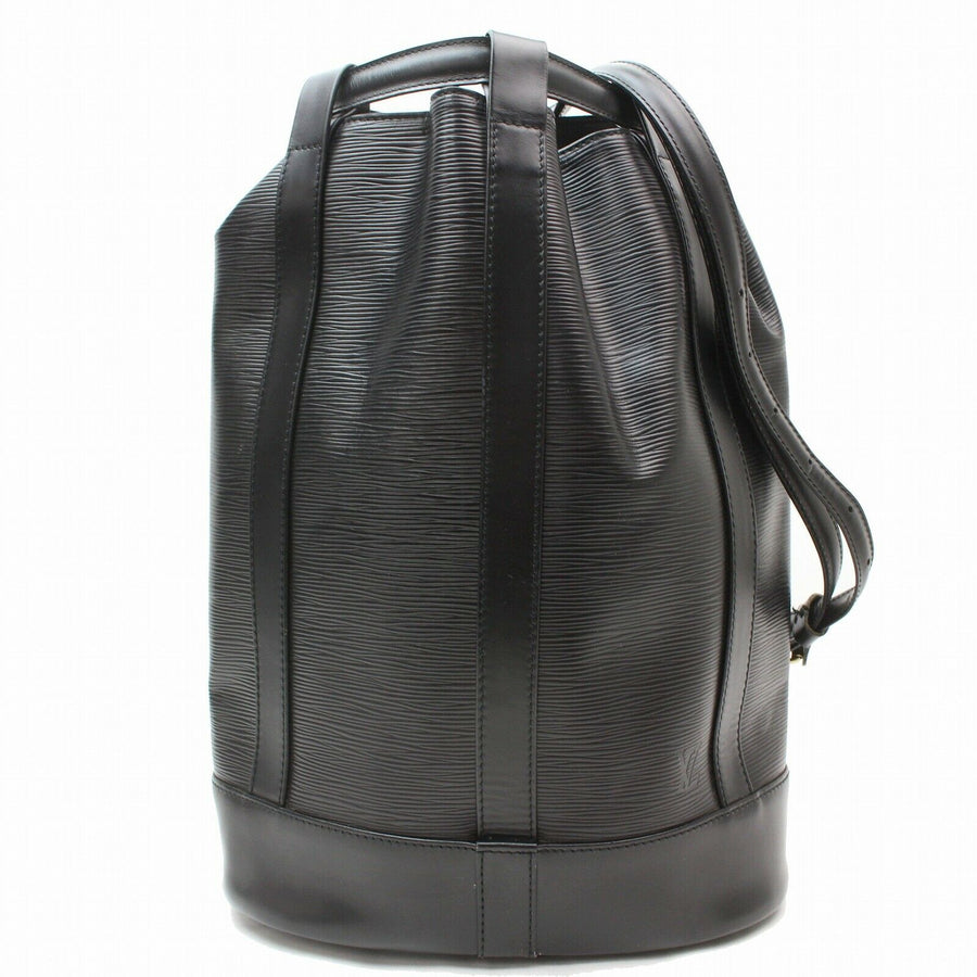 Louis Vuitton Shoulder Bag Randonnee Pm Black Epi  (SHC7-10916)