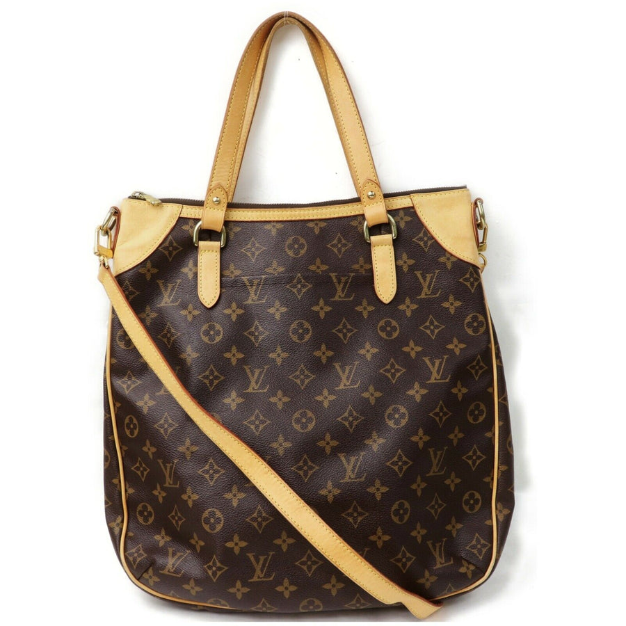 Louis Vuitton Hand Bag Odeon Gm Brown Monogram  (SHC7-10919)