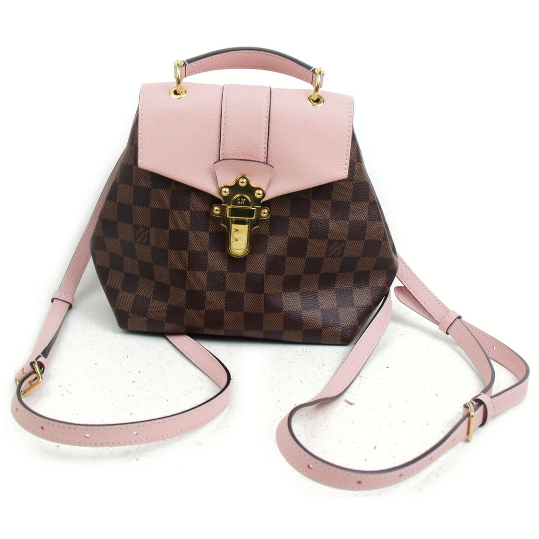 Louis Vuitton Back Pack Clapton Brown Damier  (SHC1-17026)