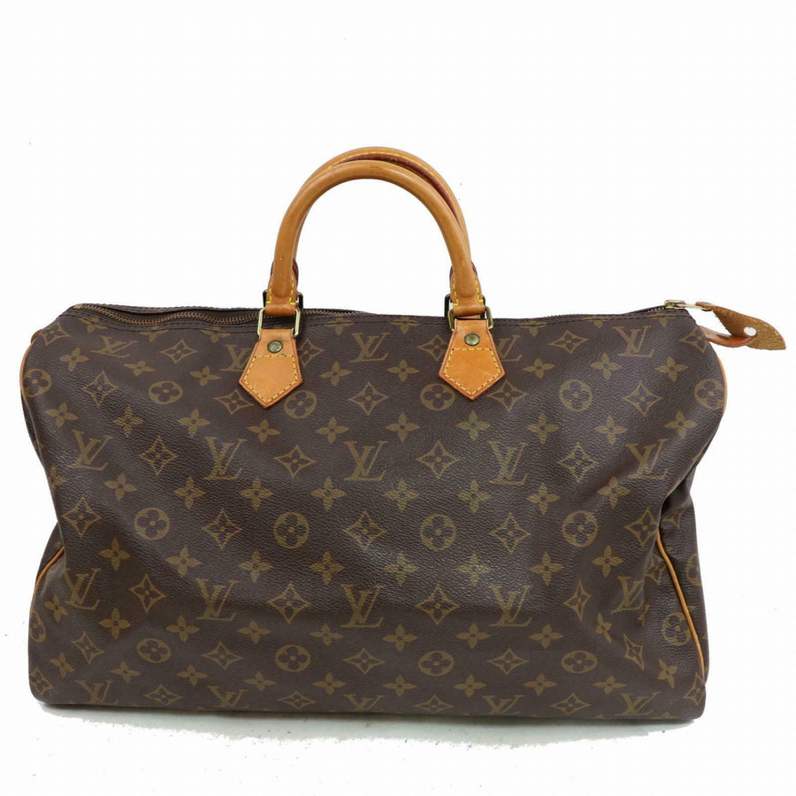 Louis Vuitton Hand Bag Speedy 40 Brown Monogram (SHC7-10550)