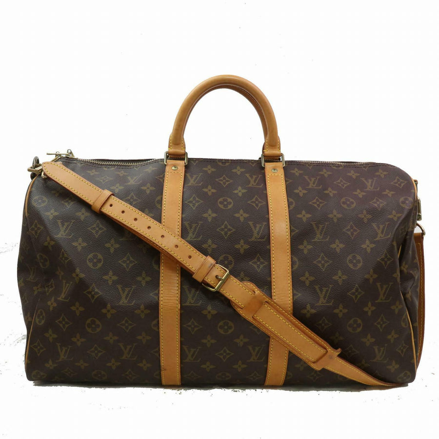 Louis Vuitton Boston Bag Keepall Bandoliere 50  (SHC7-10777)