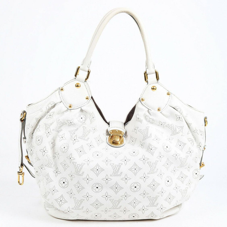 Louis Vuitton Bag Mahina Large White Monogram Leather