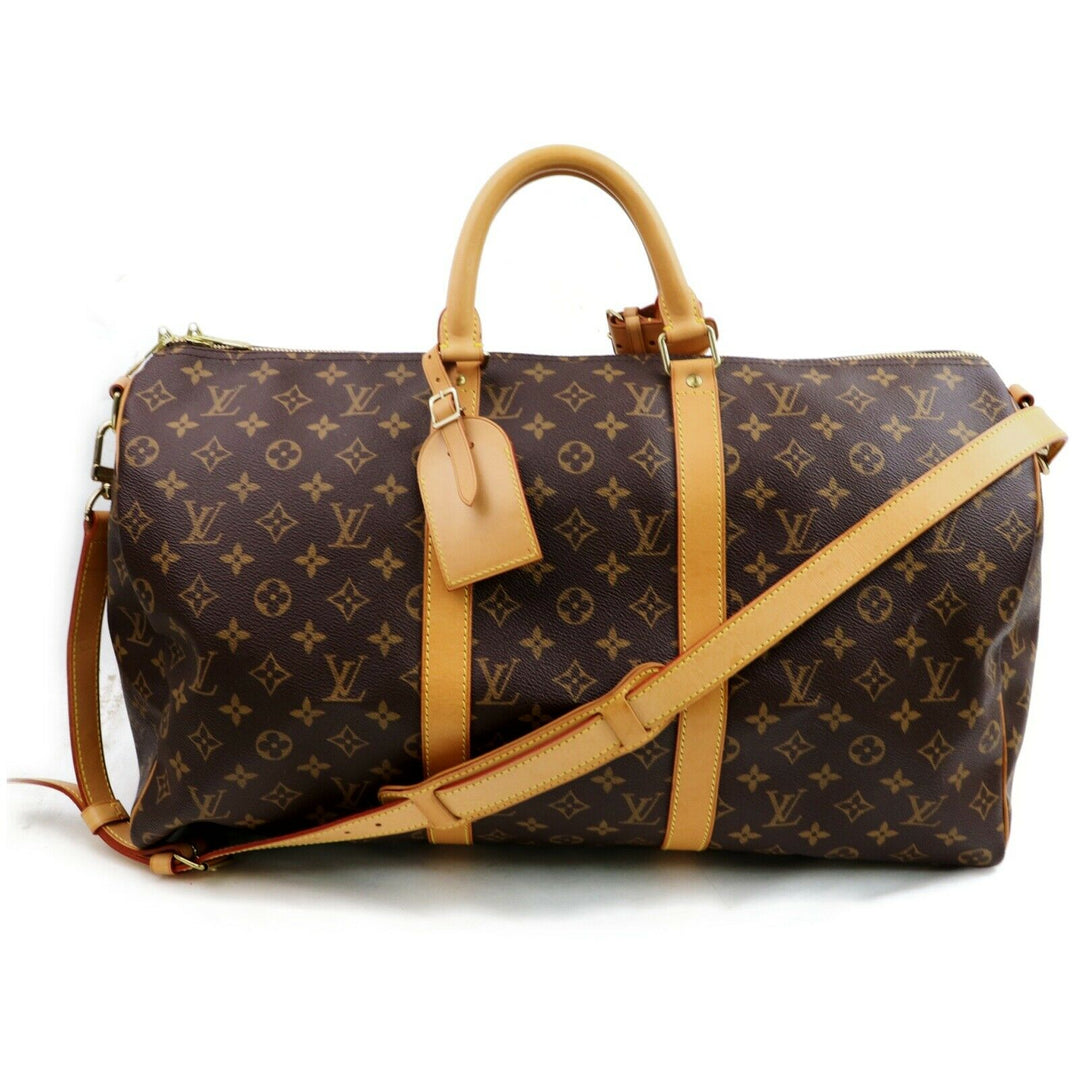 Louis Vuitton Boston Bag Keepall Bandoliere 50  (SHC7-11017)