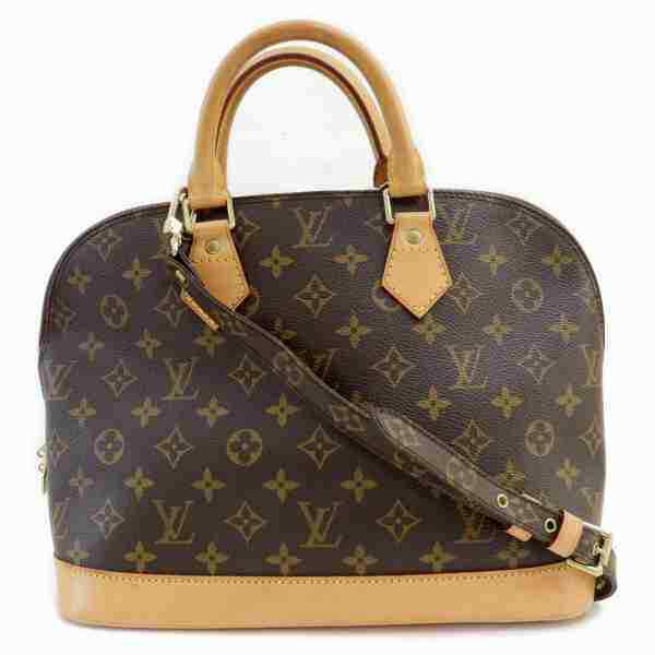 Louis Vuitton Hand Bag Alma Brown Monogram  (SHC7-11044)