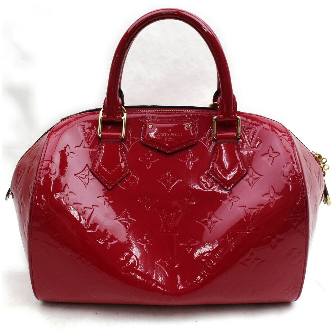 Louis Vuitton Hand Bag Montana Red Vernis  (SHC7-10156)