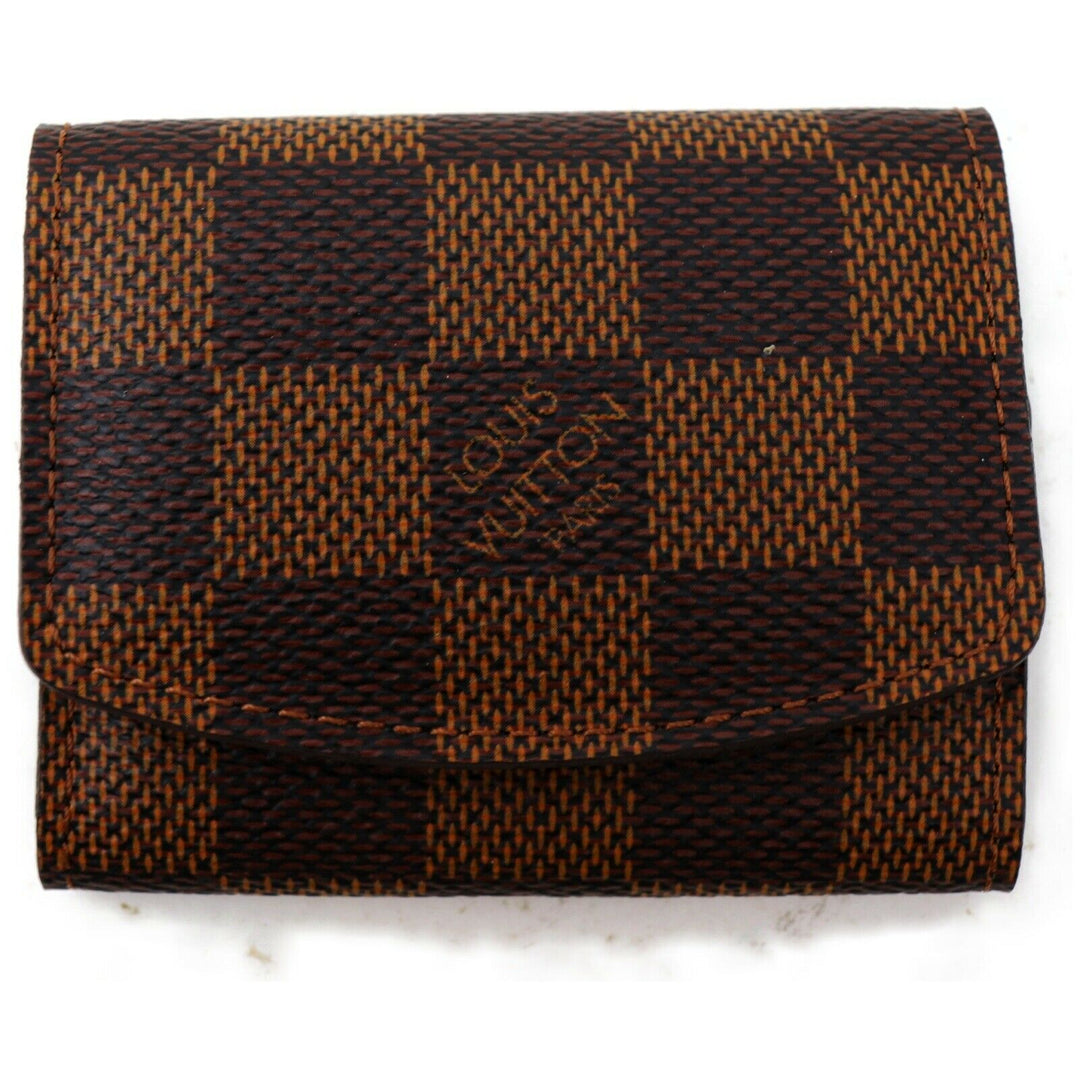 Louis Vuitton Cosmetic Pouch Cuff Case Brown Damier  (SHC7-10171)