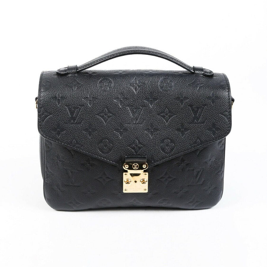 Louis Vuitton Bag Pochette Métis Black Monogram Empreinte Leather