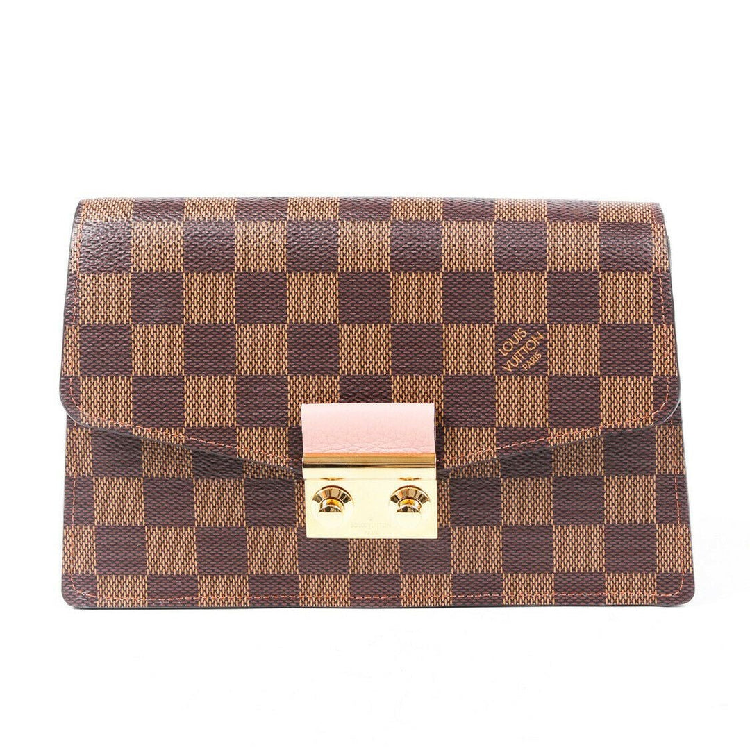 Louis Vuitton Bag Croisette Chain Wallet Damier Ebene