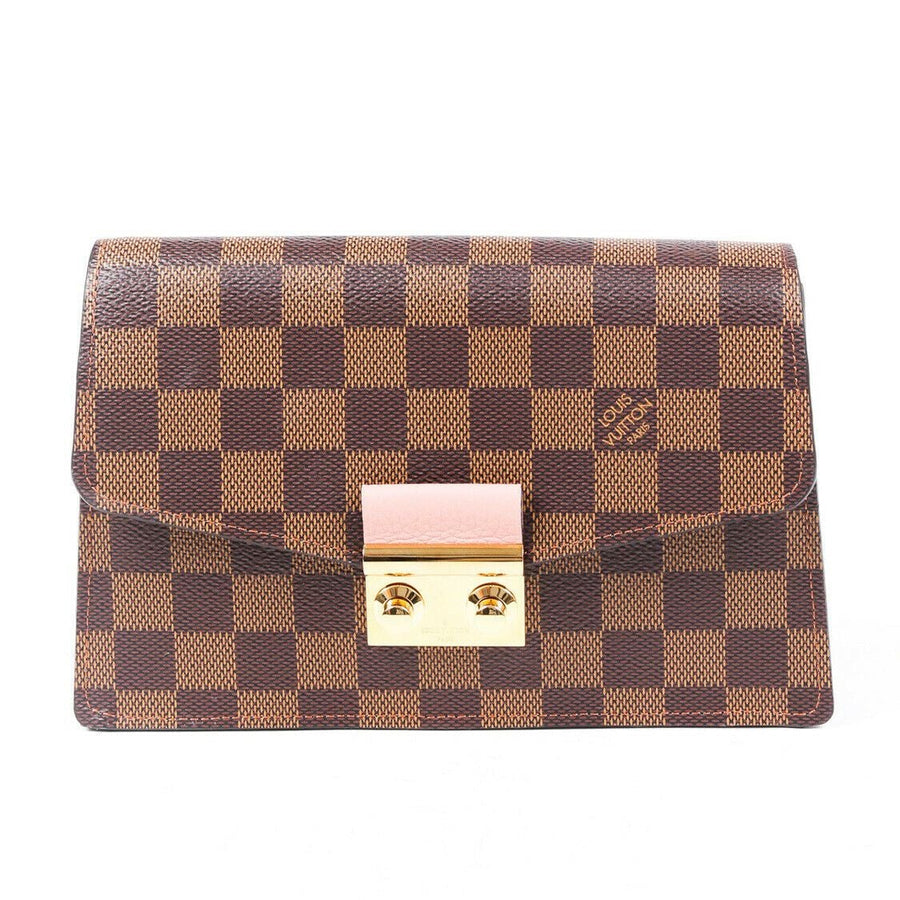 Louis Vuitton Bag Croisette Chain Wallet Damier Ebene
