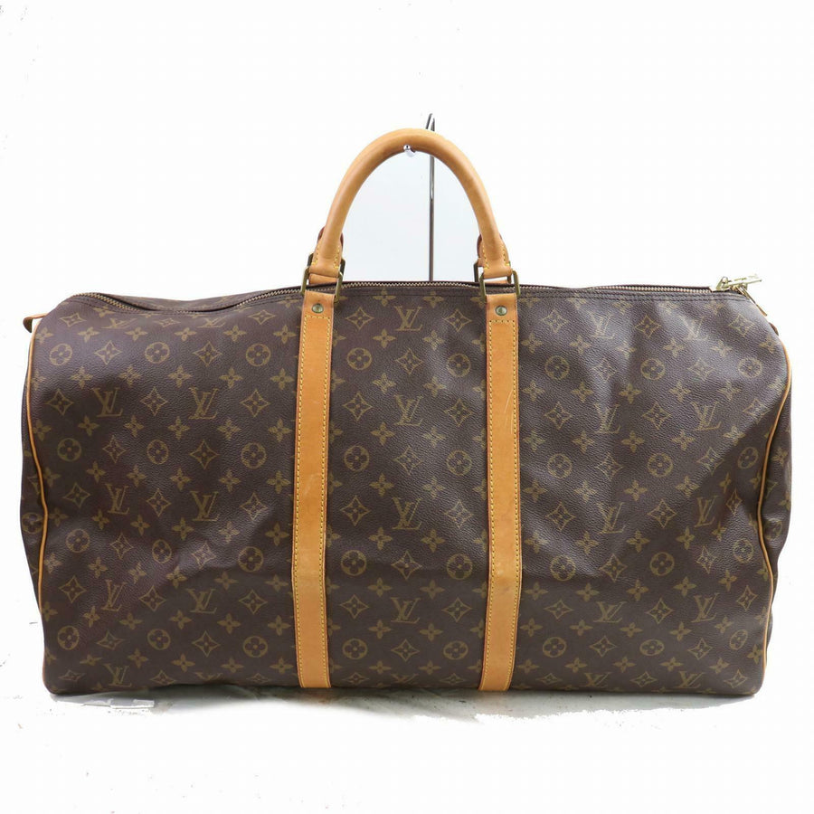 Louis Vuitton Boston Bag Keepall 60 Brown Monogram (SHC7-10630)