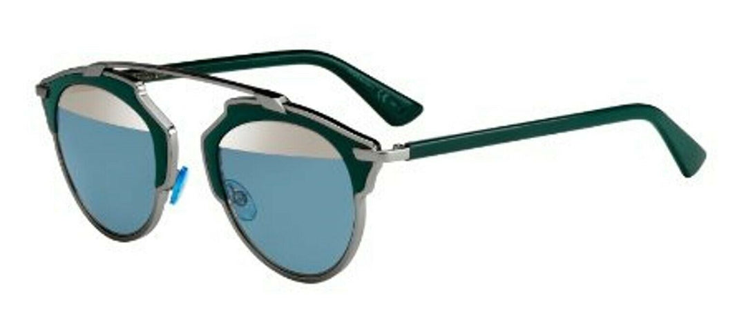 Di**r Azure Gold Gradient Mirror Aviator Ladies Sunglasses SOREALS 0I1A 49