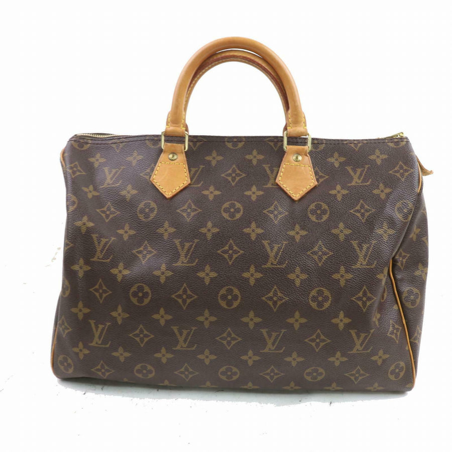 Louis Vuitton Hand Bag Speedy 35 Brown Monogram (SHC7-10909)