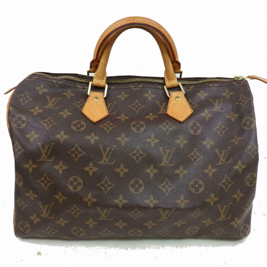 Louis Vuitton Hand Bag Speedy 35 Brown Monogram (SHC7-10234)