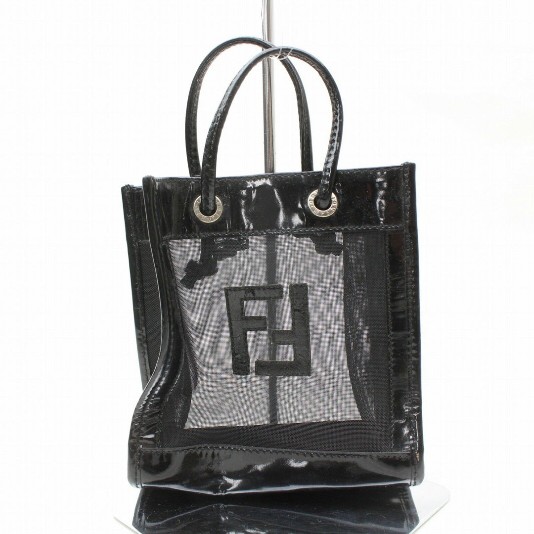 Indistinguishable  Fendi Hand Bag Black Nylon (SHC1-14441)