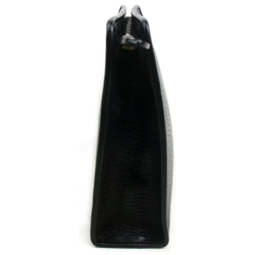 Indistinguishable  Burbe**y Clutch Black Leather (SHC7-10762)
