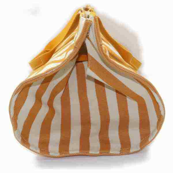 Indistinguishable  Hermes Tote Bag Cannes Yellow Canvas (SHC7-11037)