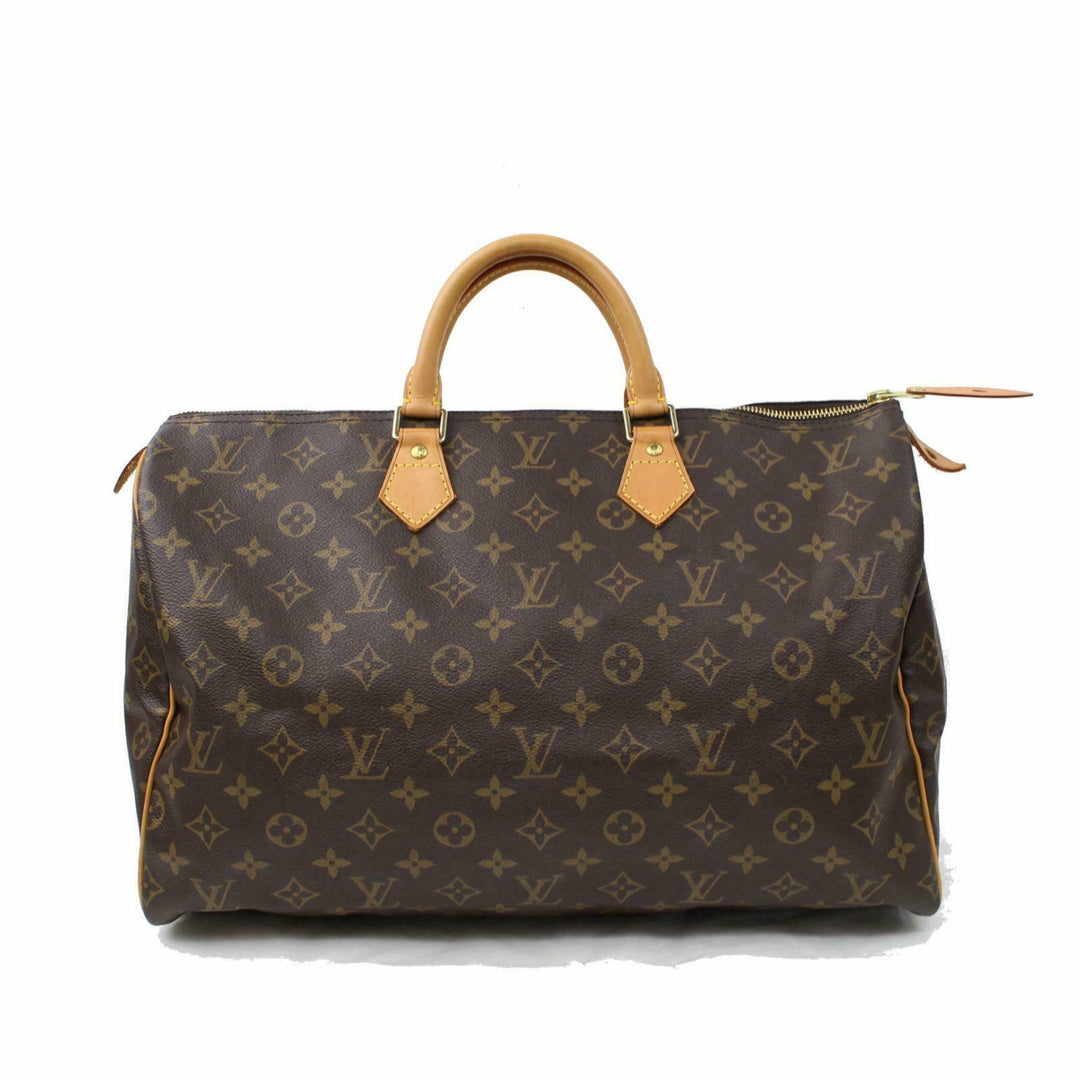 Louis Vuitton Boston Bag Speedy 40 Brown Monogram (SHC7-10821)